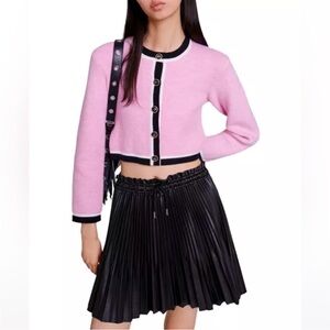 Maje faux leather skirt